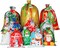 38PC Christmas Gift Bags with Colorful Drawstring |10 Seconds Wrapping Gift| Holiday Gift Bags Assorted Sizes Small Medium Large Jumbo, Xmas Gift Treat Bags with Tags for Party Favors Present Wrapping